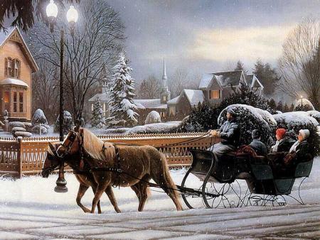 paysage d'hiver